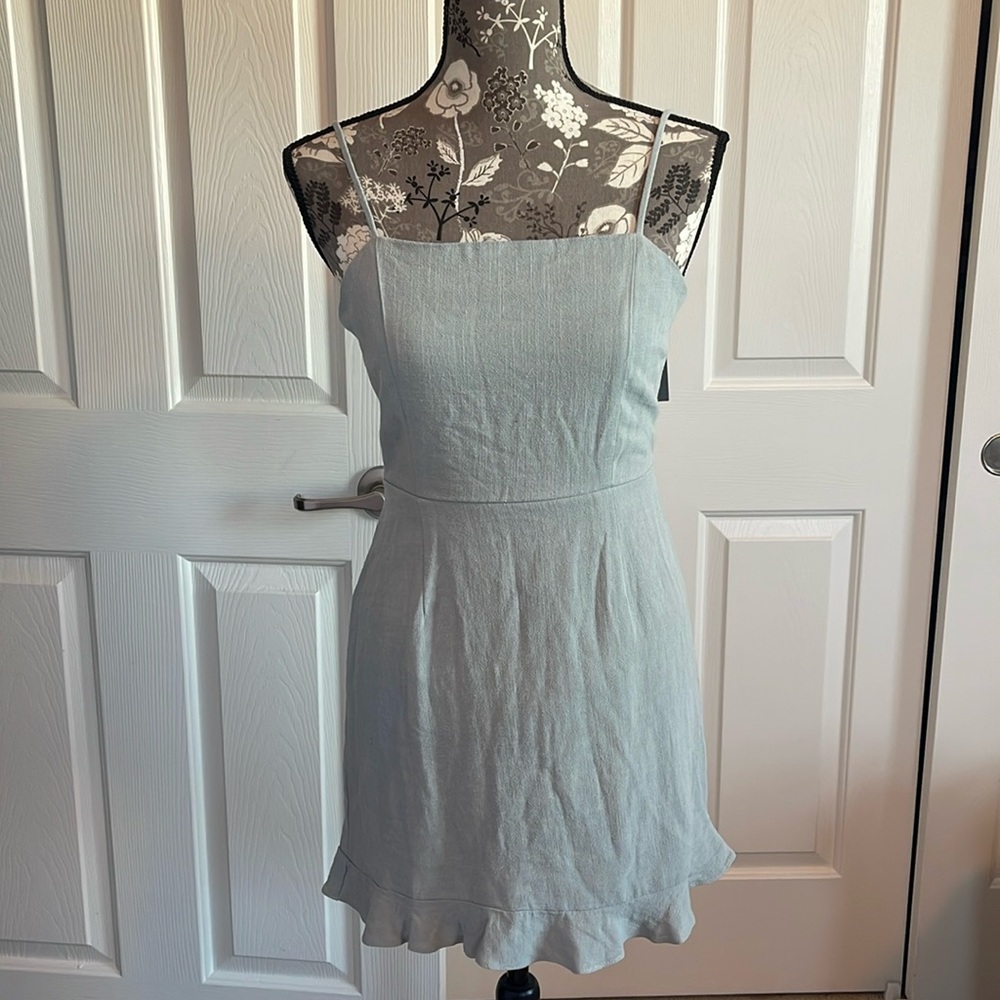 Sage Woven Dress